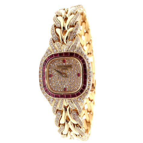 patek philippe ladies rubies gold watch